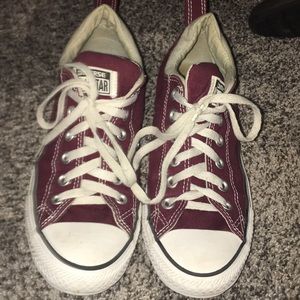 Maroon converse